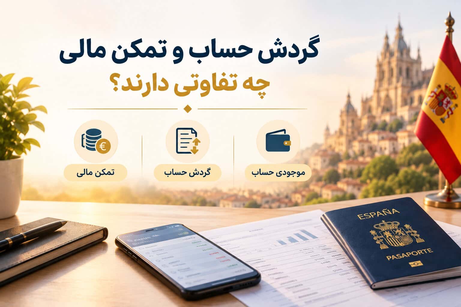 گردش حساب و تمکن مالی چه تفاوتی دارند؟