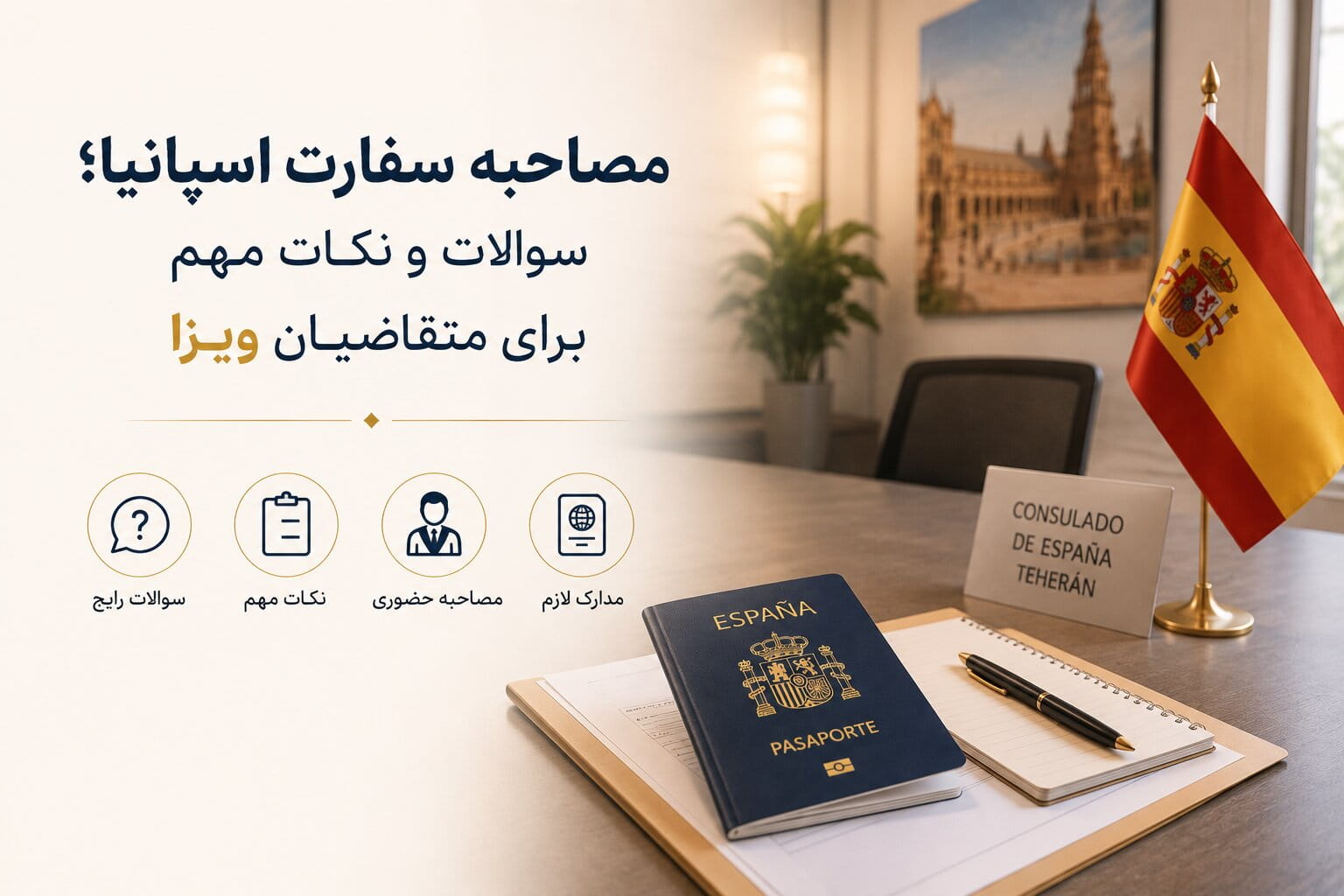 مصاحبه سفارت اسپانیا